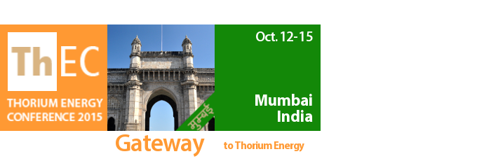 Thorium Energy Conference 2015 - ThEC15 in Mumbai, India